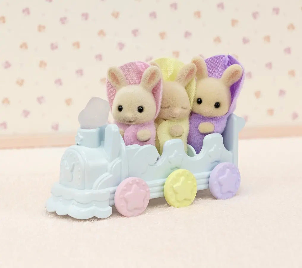 Sylvanian families kąpiel trojaczków