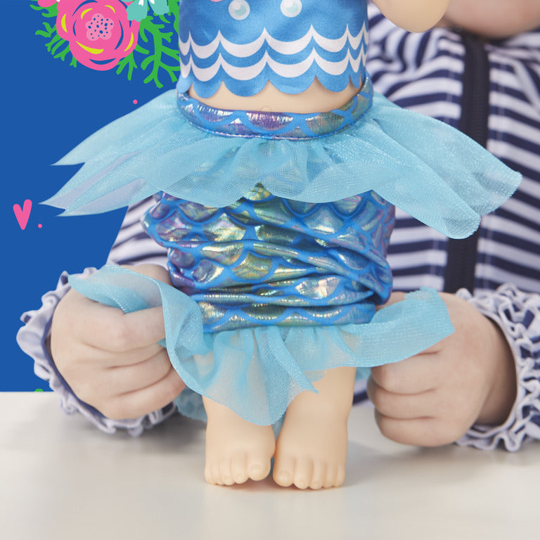 BABY ALIVE lalka błyszcz.syrenka blond E3693