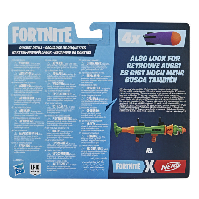 NERF Fortnite Rocket rakiety 4szt E9989 /4