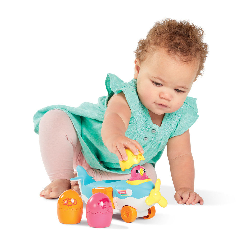 TOMY TOOMIES samolot z jajeczkami 2w1 E73147