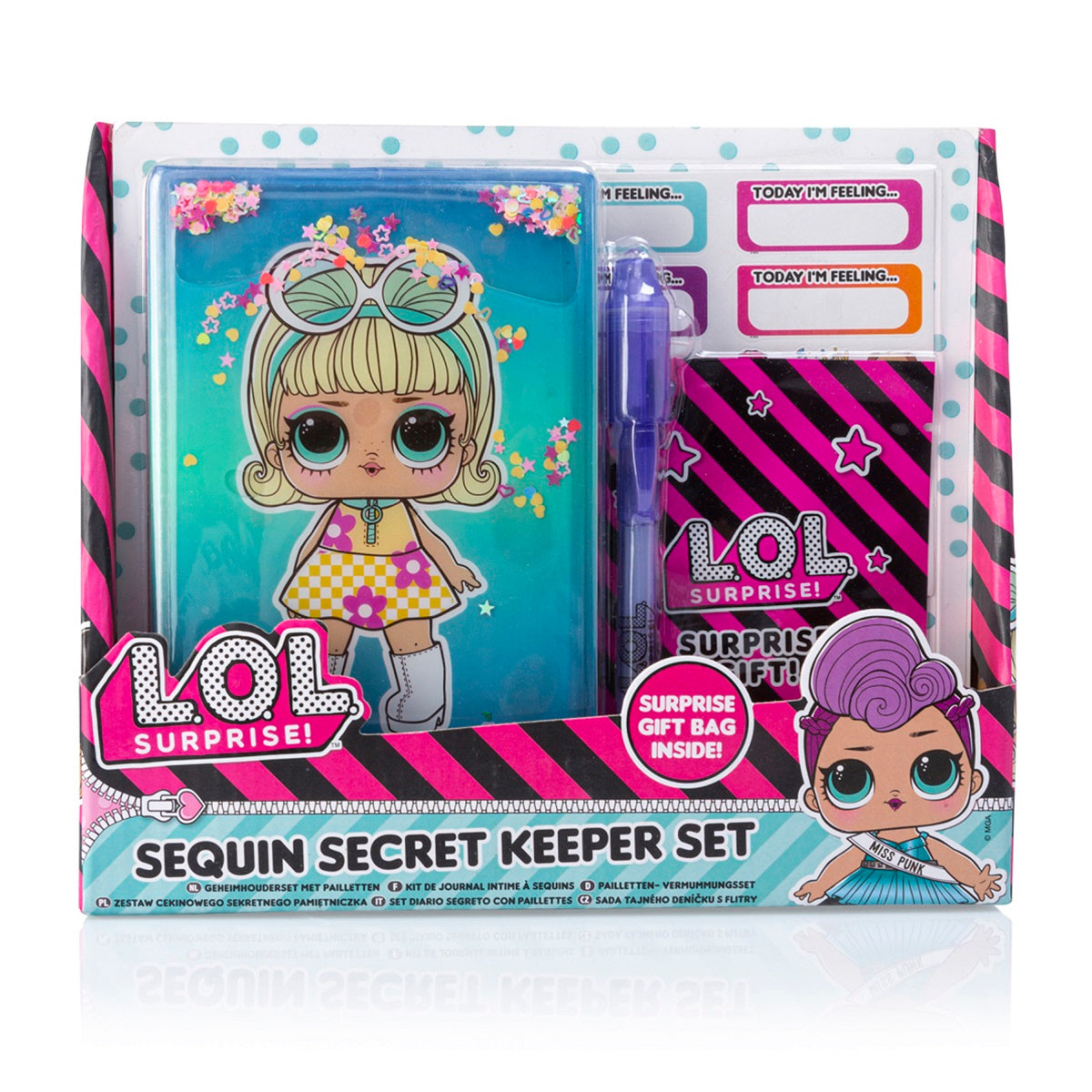 L.O.L.mini pamiętnik cekin+akc 42-0103 KONIEC