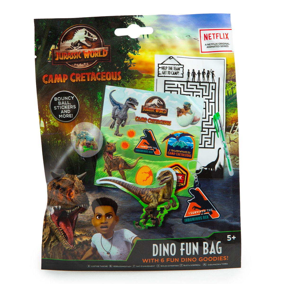 Jurassic World saszetka 6 elem 93-0001 30607
