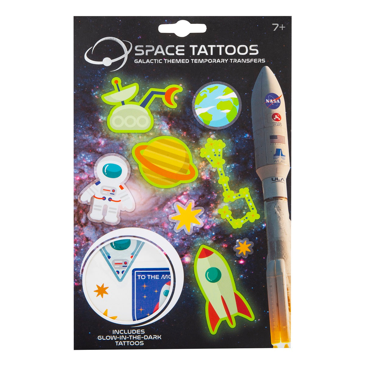 NASA kosmiczne tatuaże glow 82-0042 86468