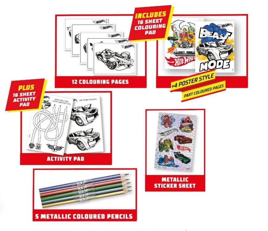 Hot Wheels zestaw do kolorow. 60-0033 27284