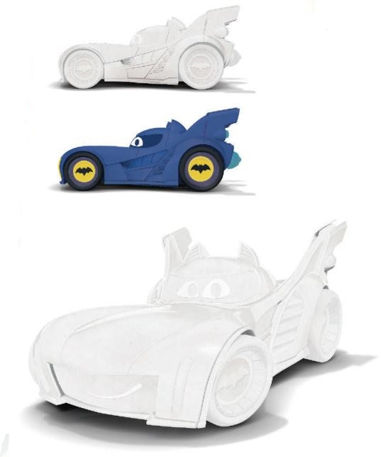 Batwheels autko do malowania 65-0007 40689