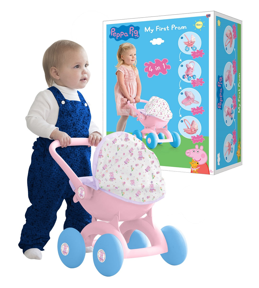 PEPPA PIG mój pierwszy wózek 4w1 1423558