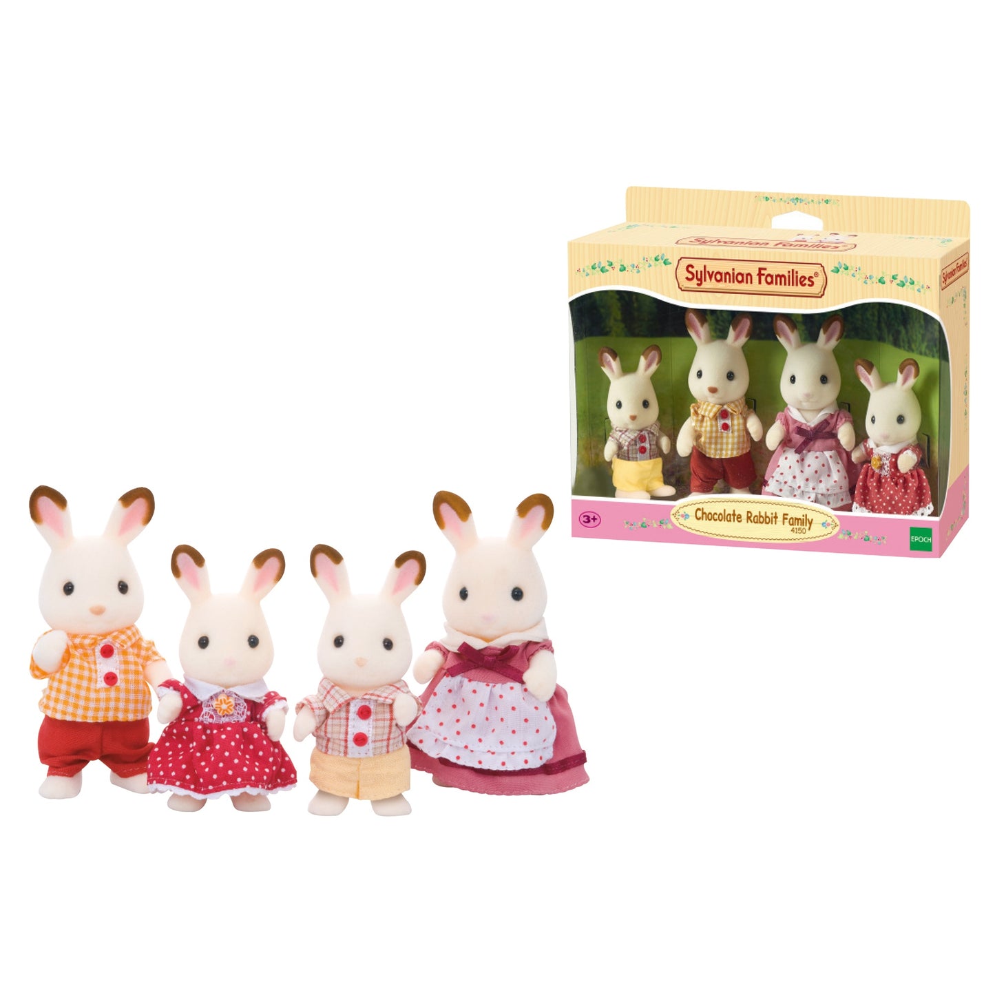 SYLVANIAN Rodzina królików z czekol.uszkami 04150