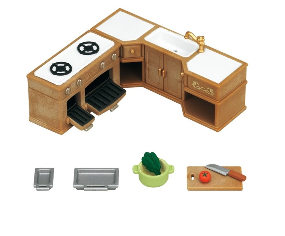 SYLVANIAN Zestaw kuchenny kuchenka+zlew+blat 05222