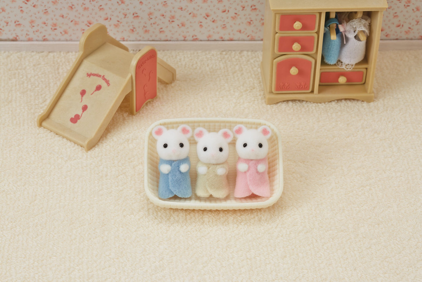 Sylvanian Trojaczki piankowych myszek