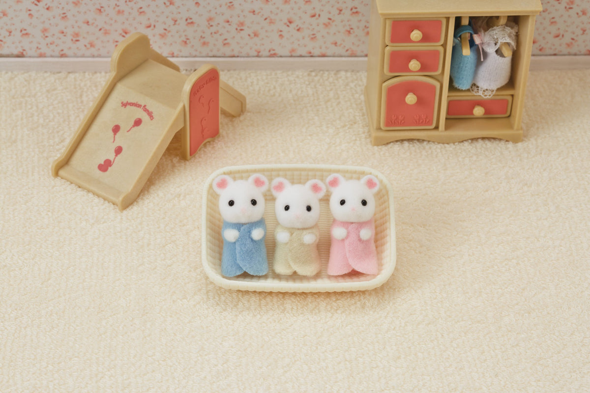 Sylvanian Trojaczki piankowych myszek