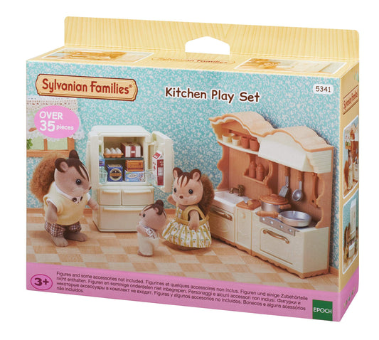SYLVANIAN Wiejska kuchnia z lodówką
