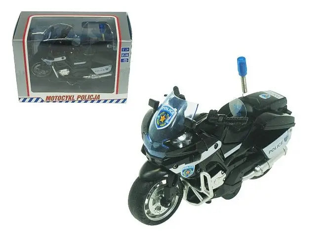 Motocykl Policja 13cm św/dźw napęd HKG101 31348