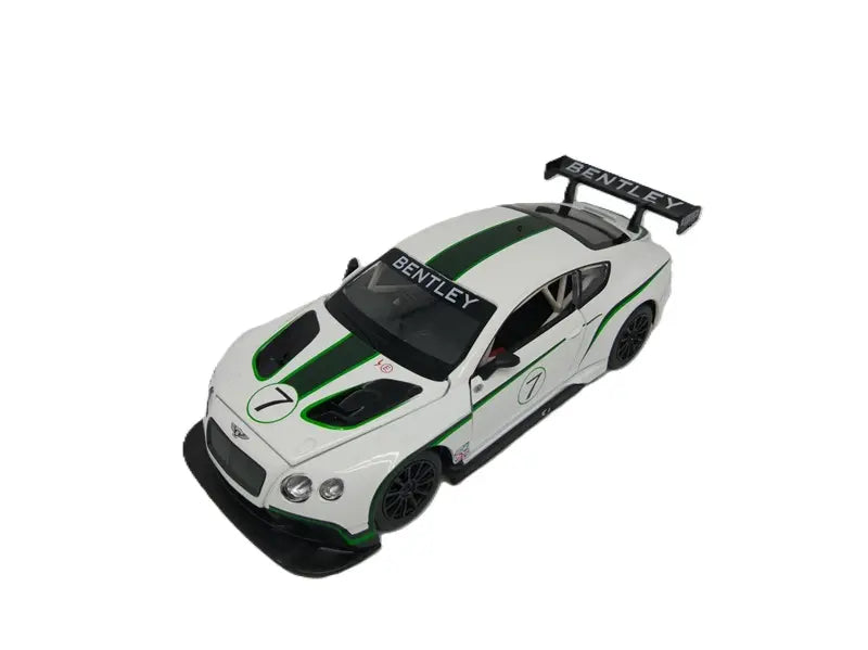Model Bentley Continental GT3 biały ze światłem i dźwiękiem