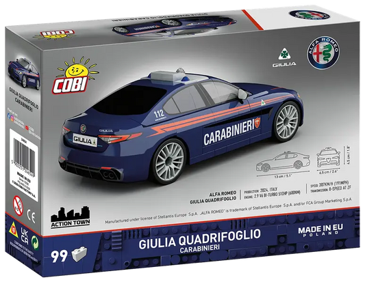 Klocki - Alfa Romeo Giulia Quadrifoglio Carabinieri, 99kl