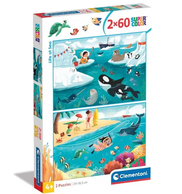 Puzzle 2x60 Super Kolor Life at sea