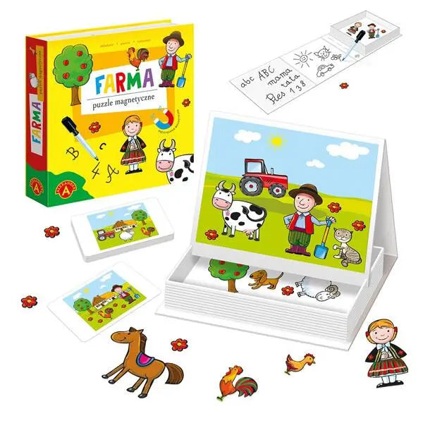 Puzzle magnetyczne układanka Farma 26788