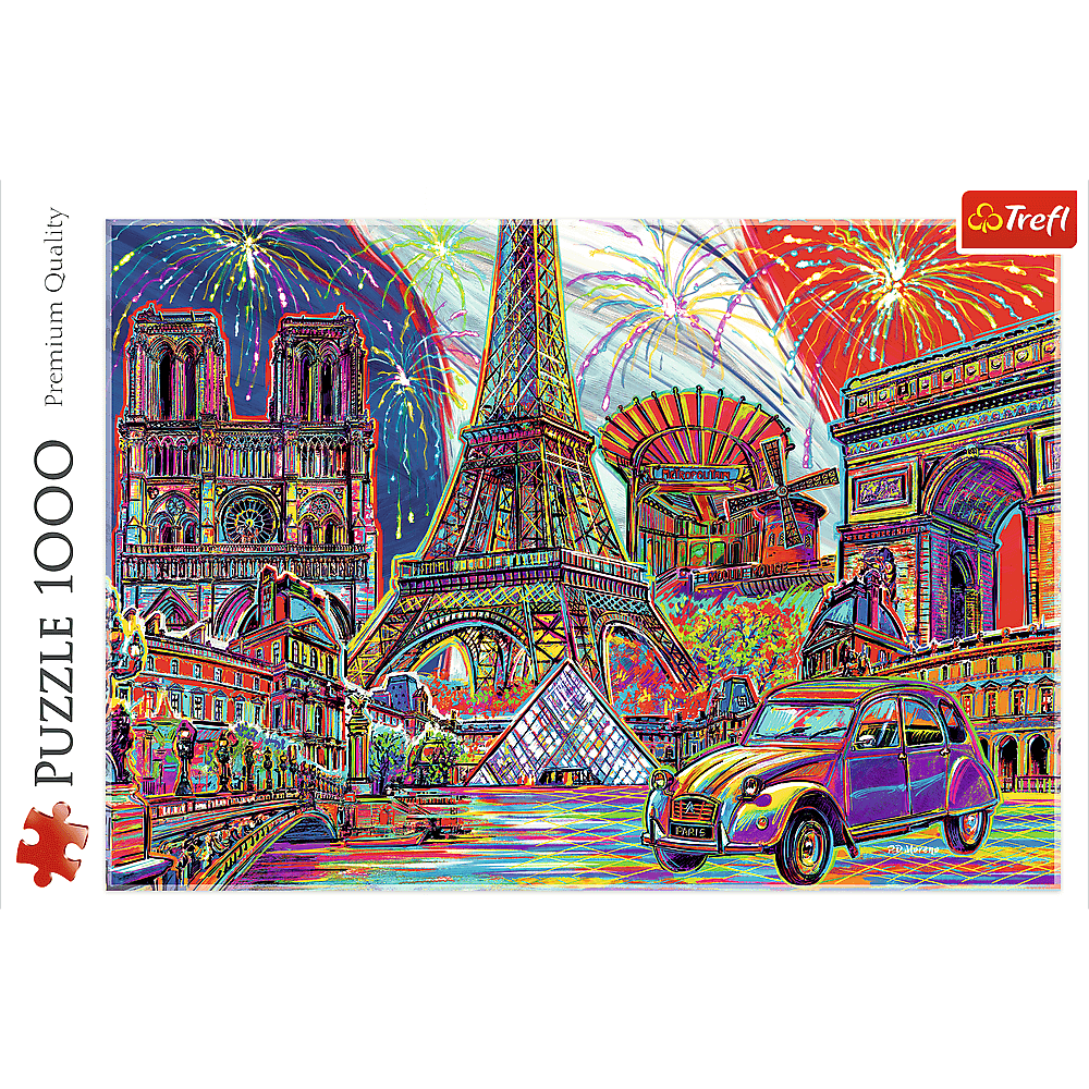 PUZZLE 1000 Kolory Paryża 10524