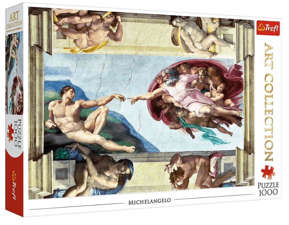 PUZZLE 1000 ArtColl Stworzenie Adama 10590