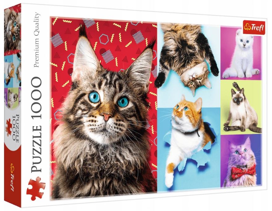 PUZZLE 1000 Wesołe koty 10591