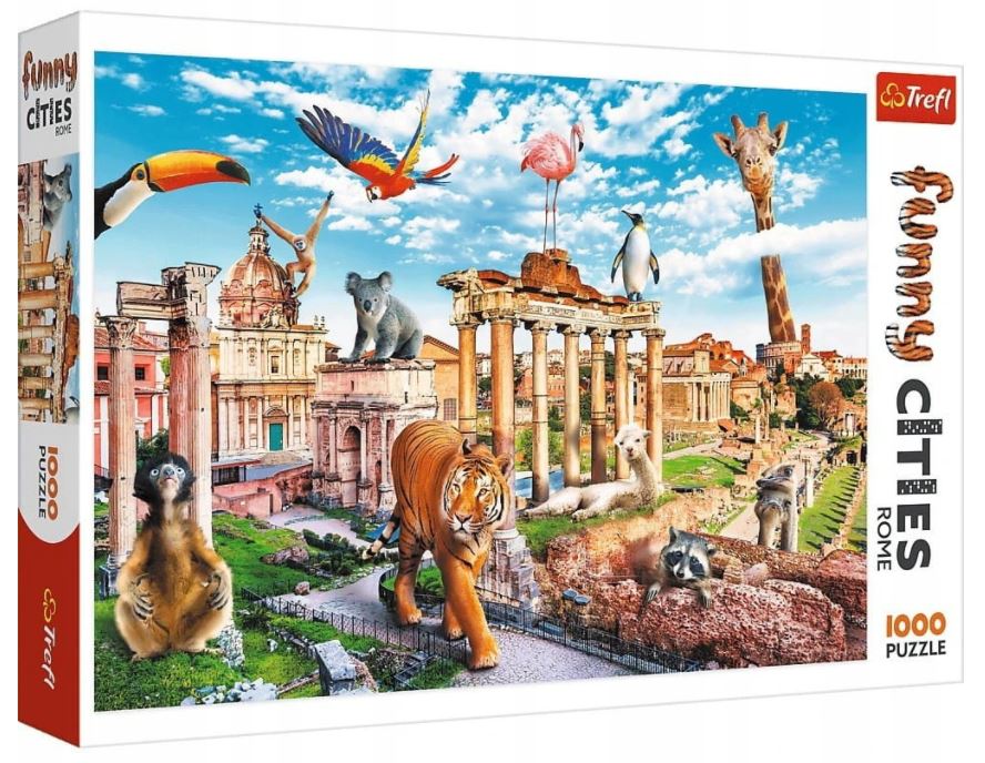 PUZZLE 1000 FunnyCities Dziki Rzym 10600