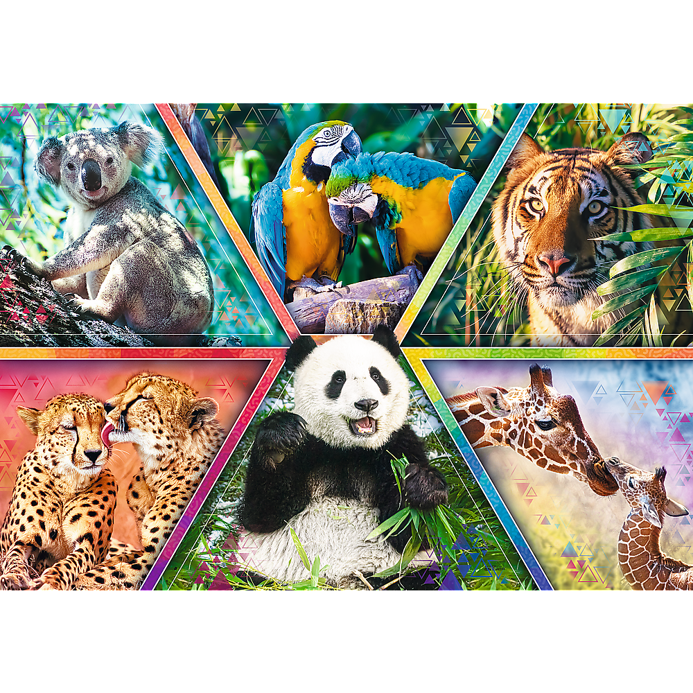 Puzzle 1000 królestwo zwierząt