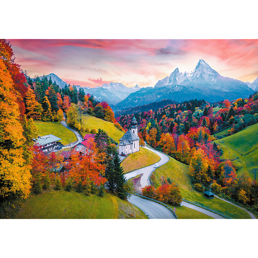 PUZZLE 1000 UFT At theFoot ofAlps Bav. 10703