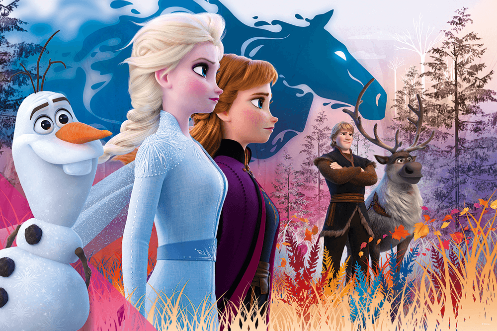 PUZZLE MAXI 24 Magiczna wyprawa Disney Frozen 2