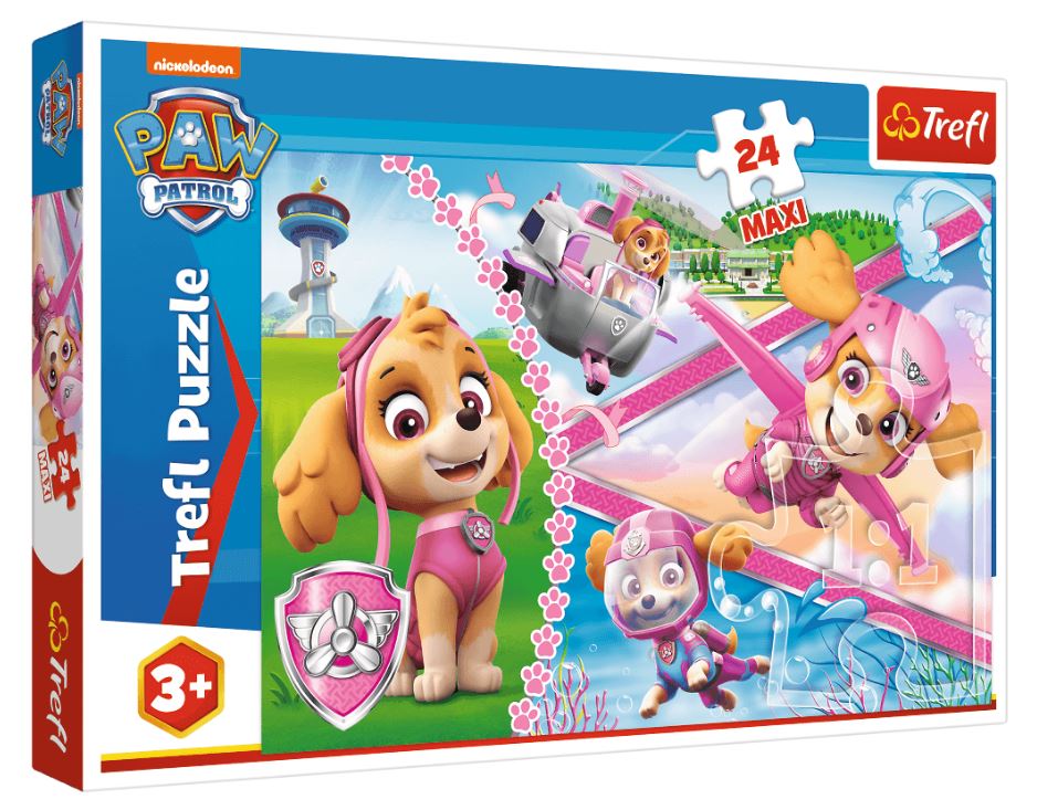 PUZZLE MAXI 24 Bohaterska Skye/Psi Patrol 14307
