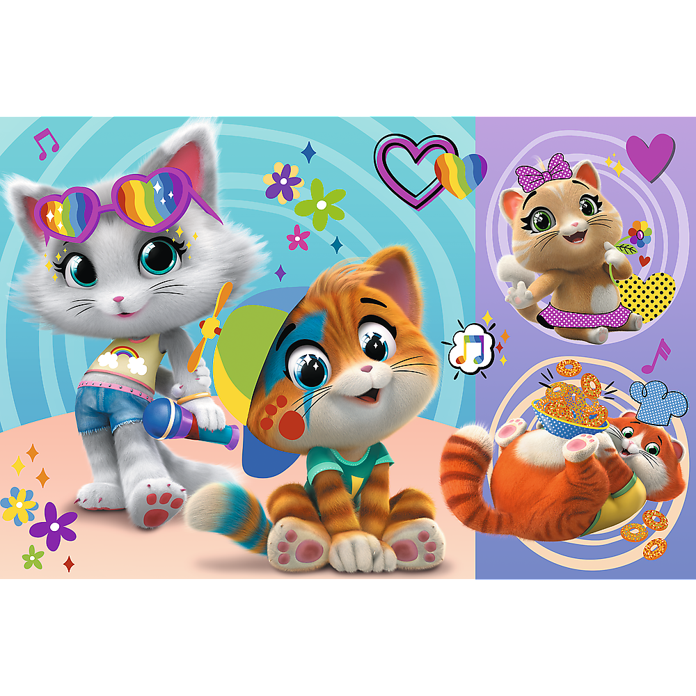 PUZZLE MAXI 24 Wesołe kotki 14350