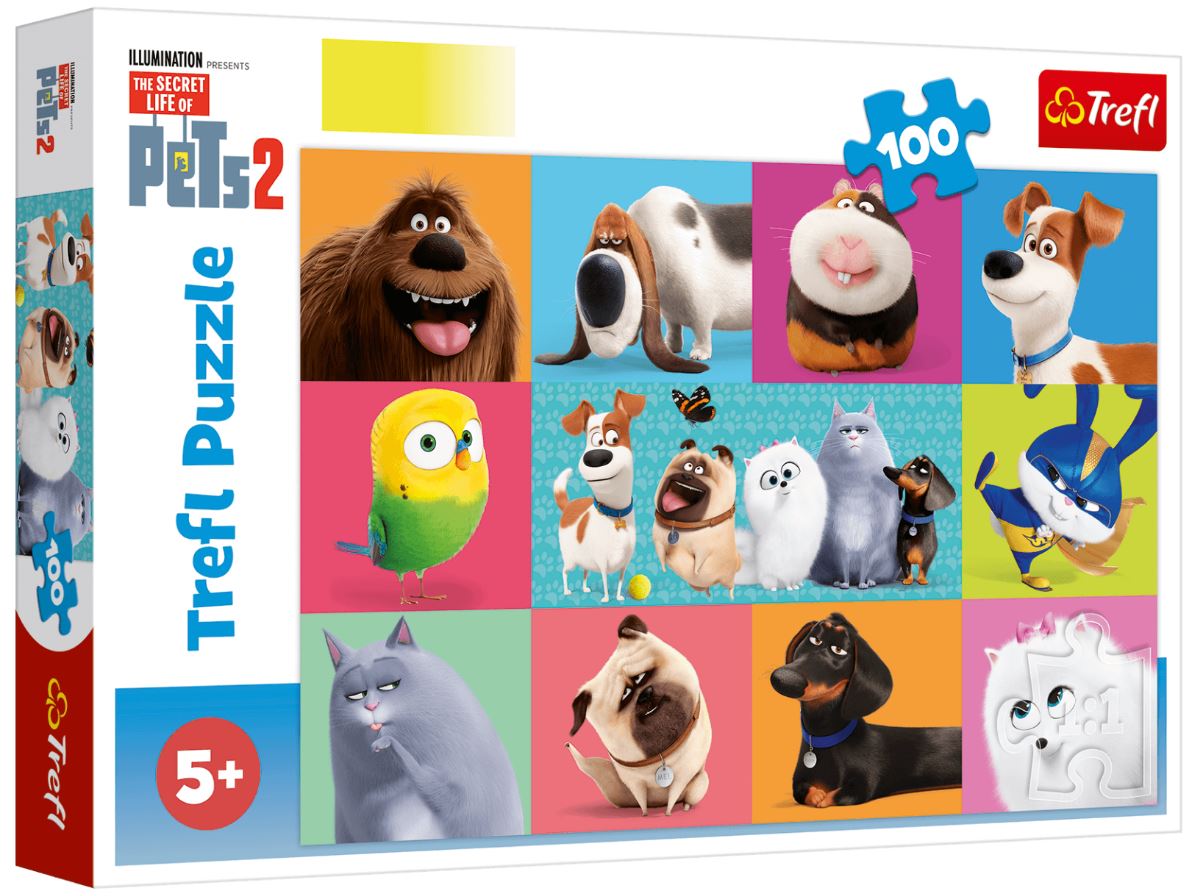 PUZZLE 100 Słodkie zwierzątka/Secr.L.of Pets 16357
