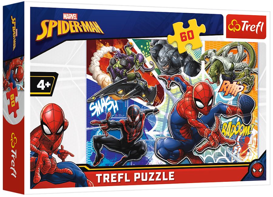 PUZZLE 60 Waleczny Spider-Man / Marvel 17311