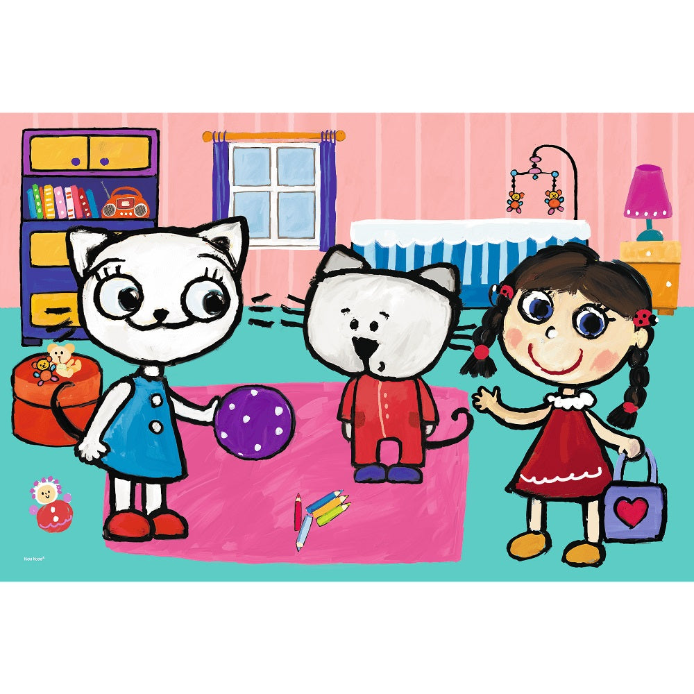 PUZZLE 60 Kicia Kocia z przyjaciółmi 17343