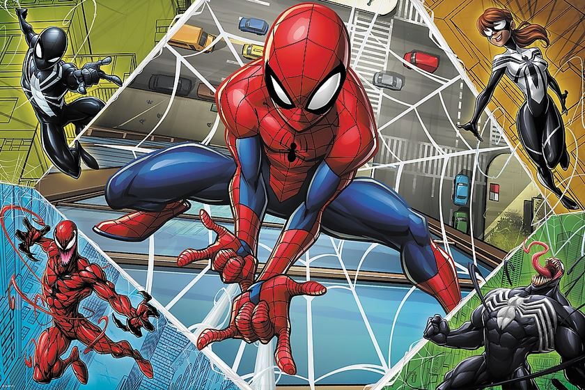 Puzzle 300 elementów wspaniały spiderman