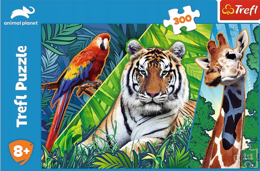 PUZZLE 300 Niesamowite zwierzęta 23007