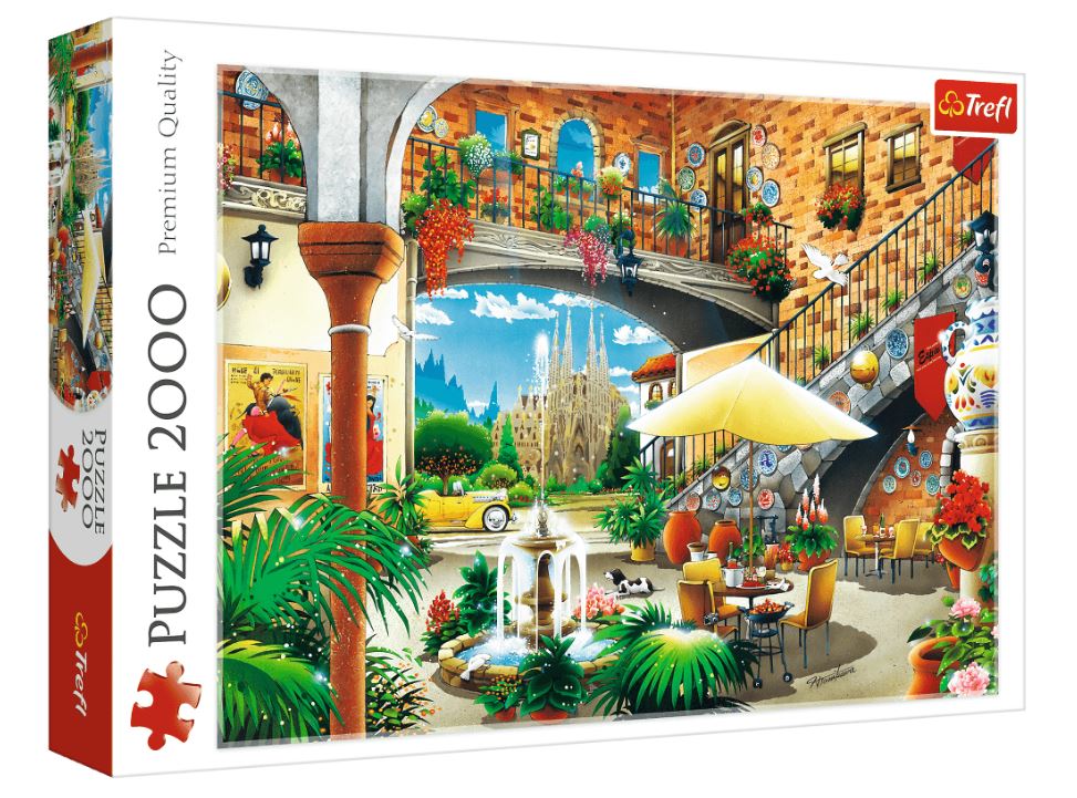 PUZZLE 2000 Widok na Barcelonę 27105
