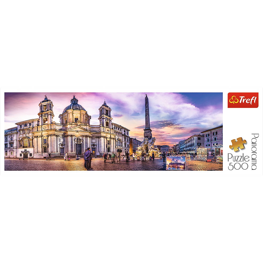 PUZZLE 500 Panorama Piazza Navona Rzym 29501