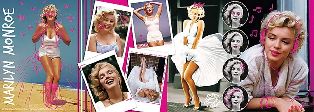 PUZZLE 500 Panorama Marilyn Monroe Kolaż 29509