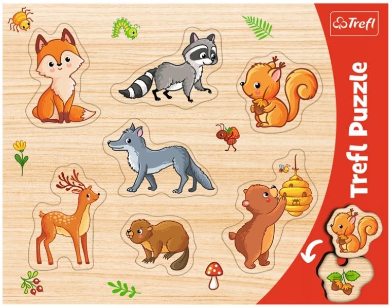 PUZZLE Ramkowe układ.kształt.LAS / Trefl 31307