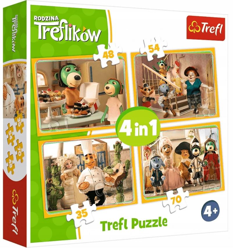 PUZZLE 4w1 Przygotowanie do balu 34318