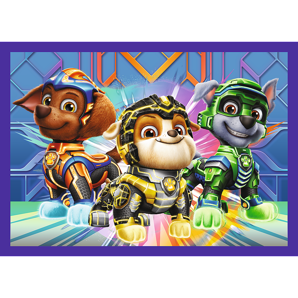 Puzzle 4w1 bohaterowie na ratunek psi patrol
