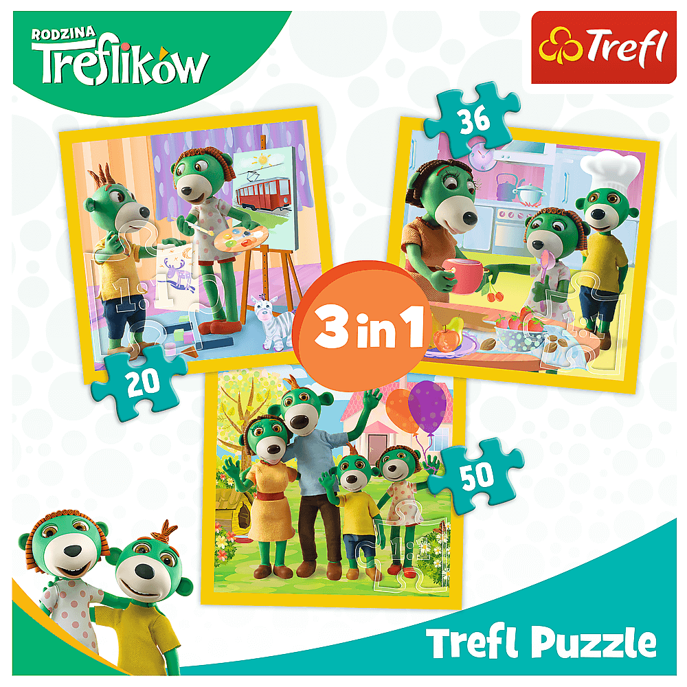 PUZZLE 3w1 Razem na wesoło 34850