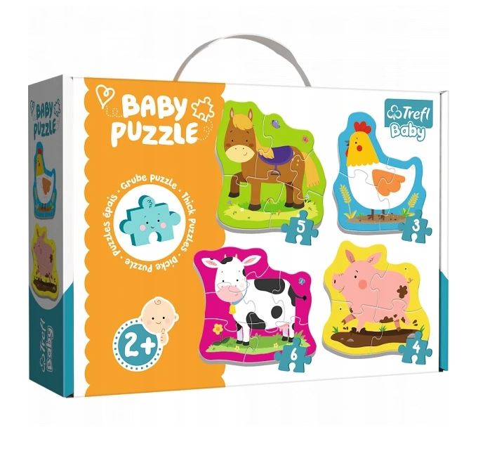 PUZZLE BABY CLASSIC Zwierzątka na wsi/T.Baby 36070