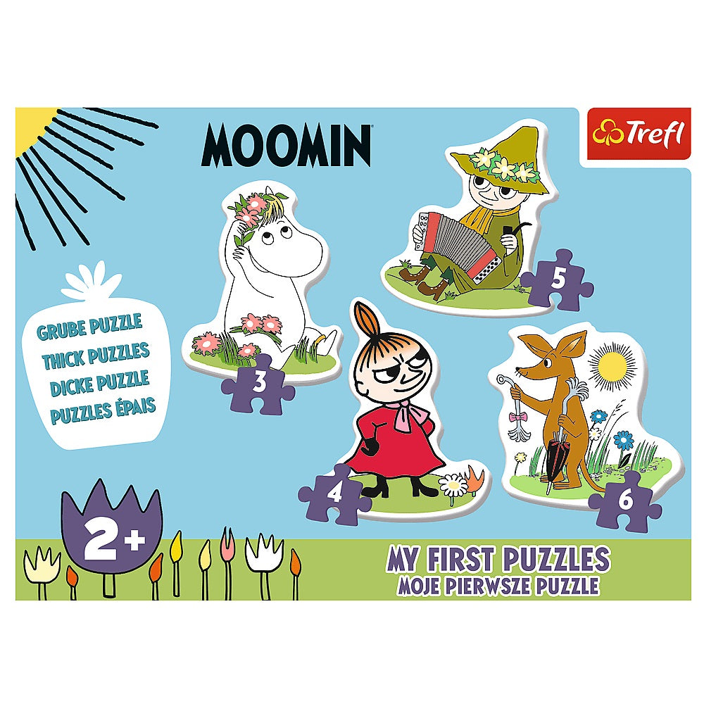 PUZZLE BABY CLASSIC Wesołe Muminki 36094