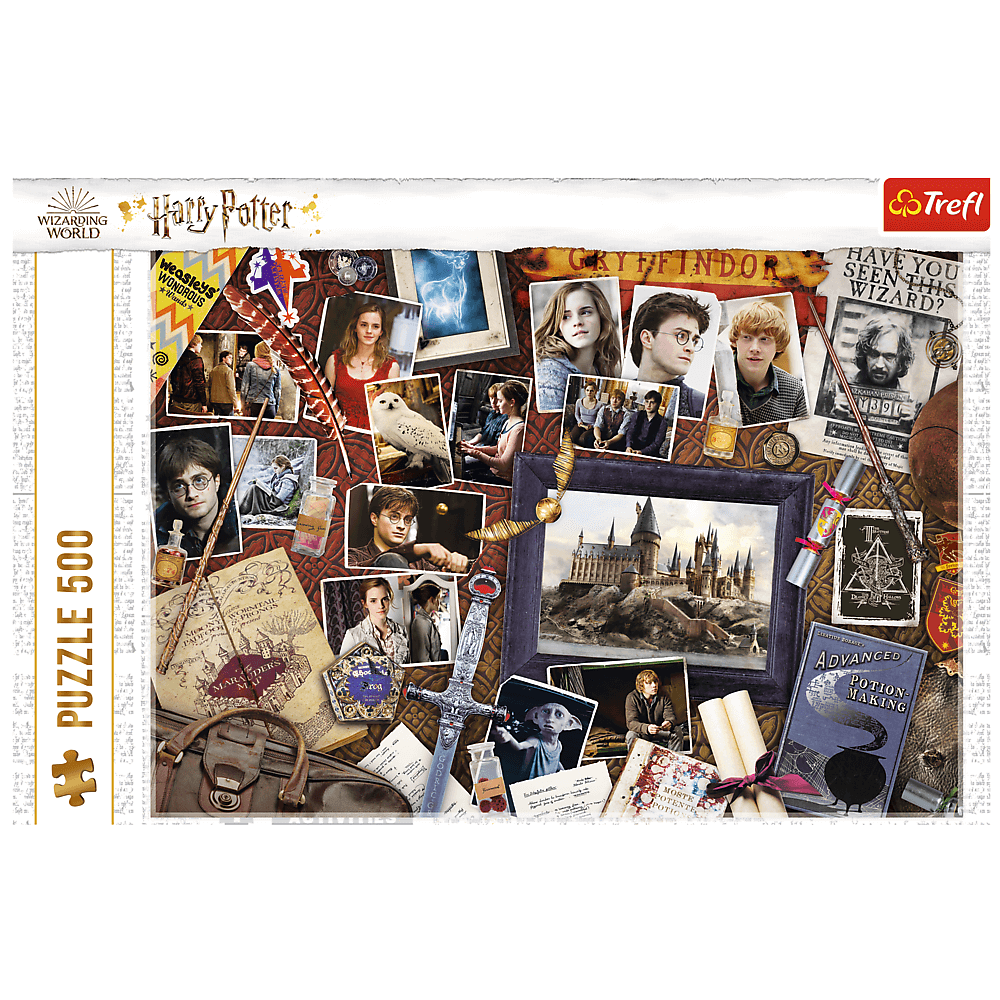 PUZZLE 500 Pamiątki z Hogwartu 37400