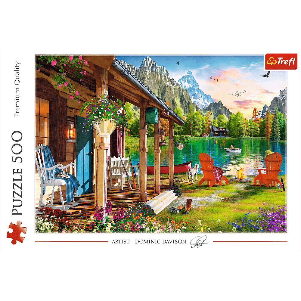 PUZZLE 500 Domek w górach 37408