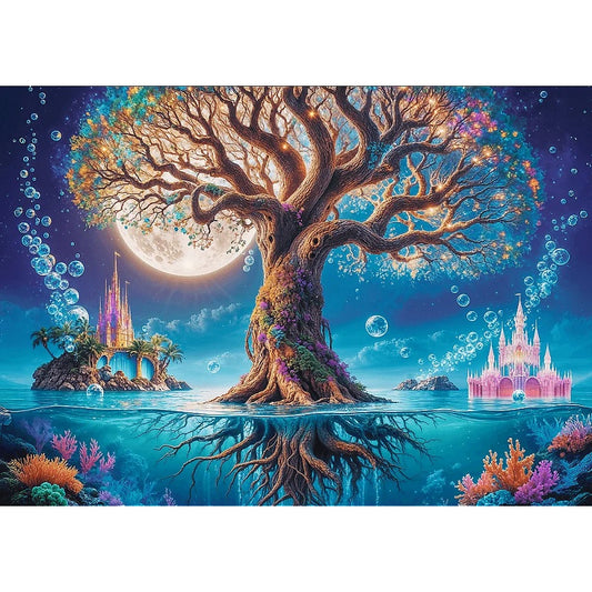 Puzzle 500 el. Premium Plus Quality Tea Time: Magiczne drzewo