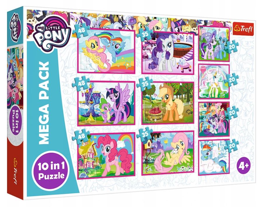 PUZZLE 10w1 Magiczny świat kucyków/HasbroMLP 90353