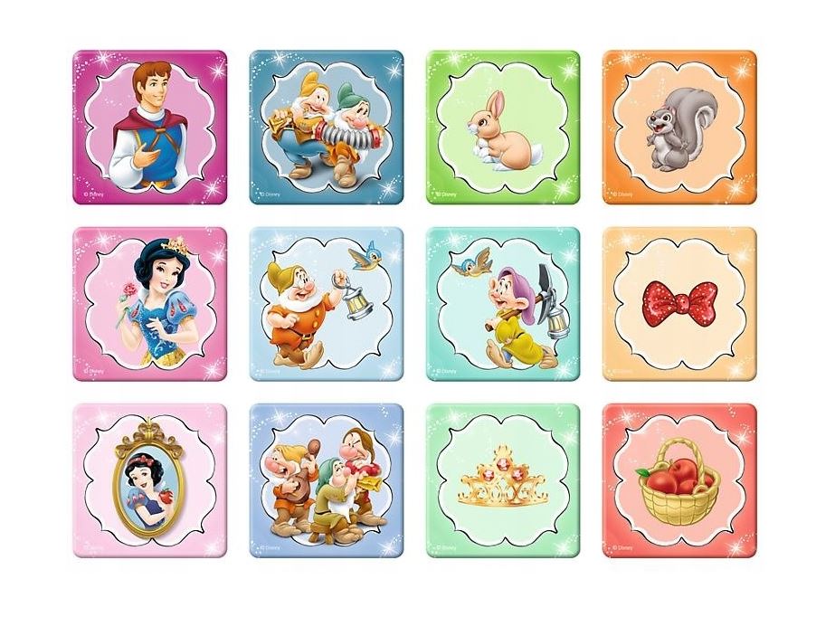 PUZZLE 2w1+memos Zakochana Śnieżka/Disney 90603