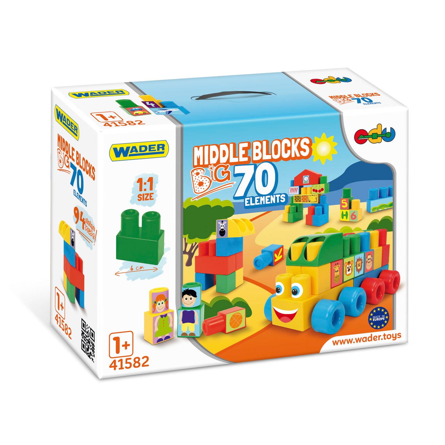 WADER MiddleBlocks Klocki zestaw Big1+ 41582 15829