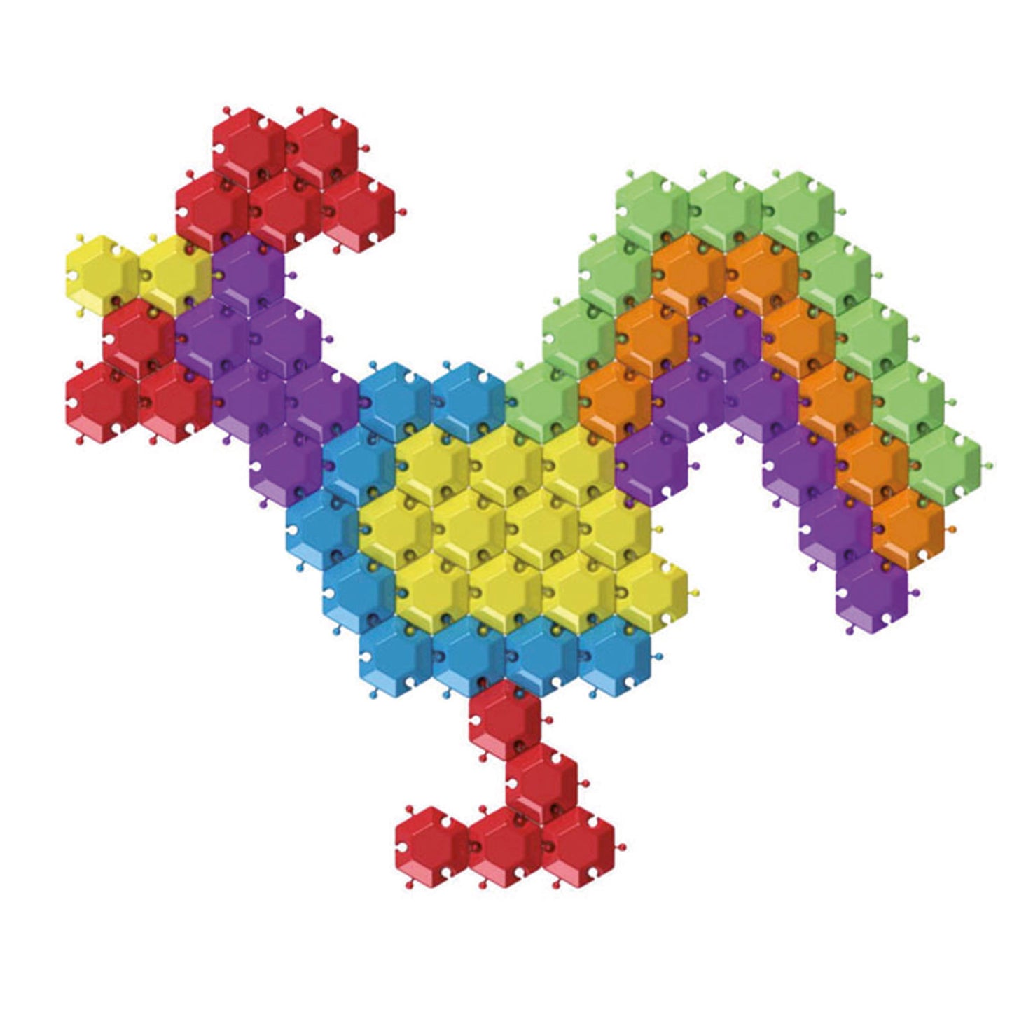 WADER Klocki puzzle w słoiku 35szt 41950